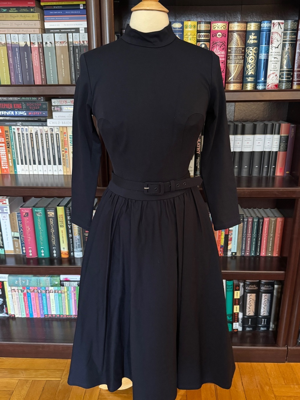 Vixen by Micheline Pitt Bad Girl Swing Dress in Navy - Picture 1 of 6